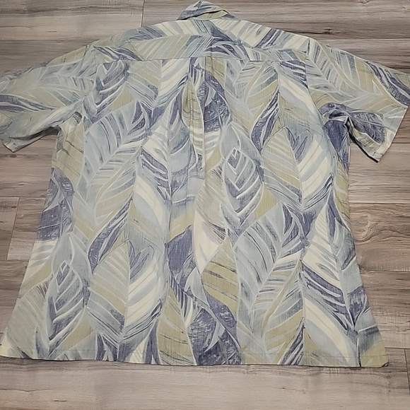 RJC Hawaiian Shirt Adult 3XL Blue Floral Surfer Aloha Beach Mens USA VINTAGE - Picture 4 of 11